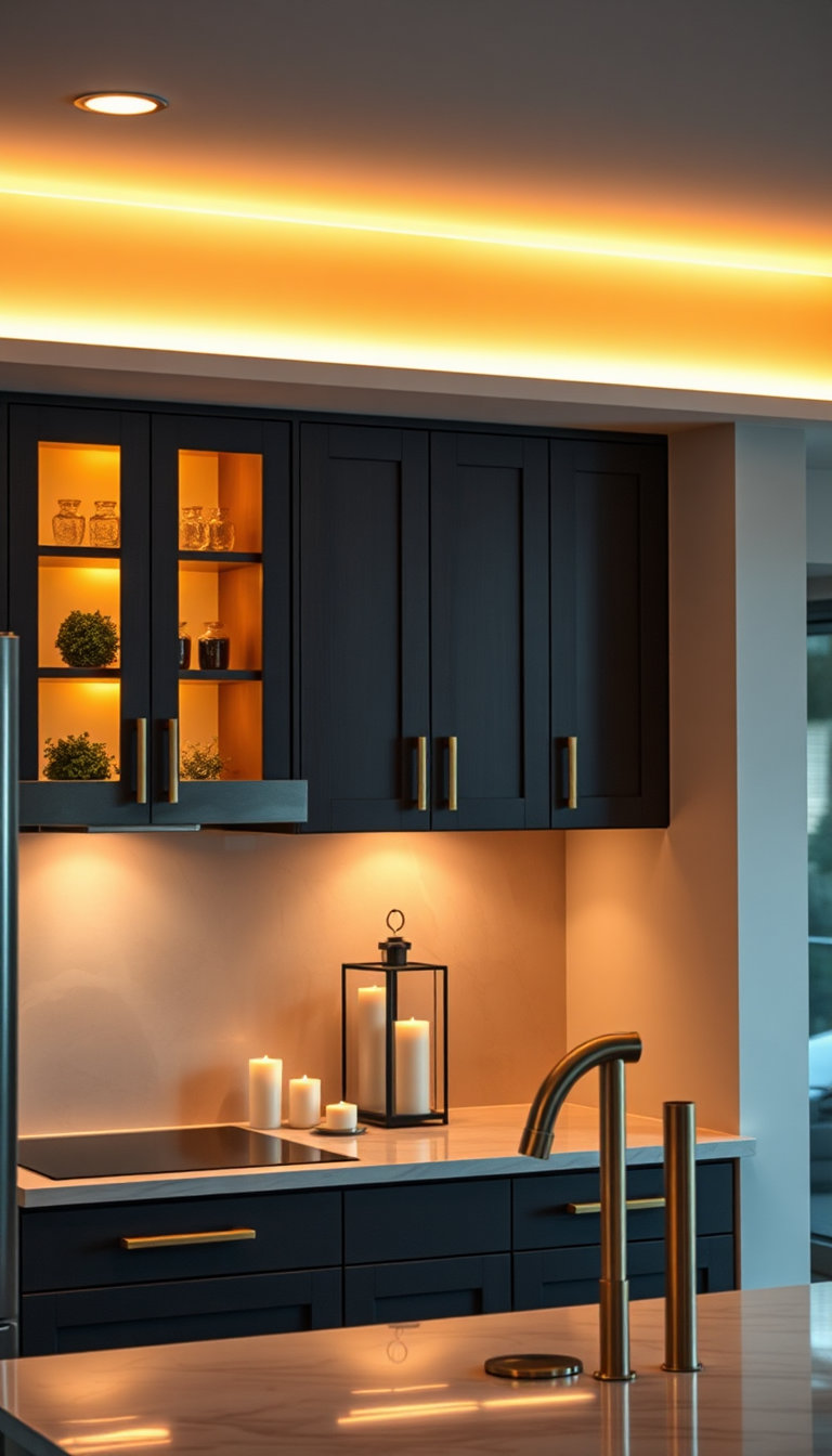 6 Decor Ideas Above Kitchen Cabinets