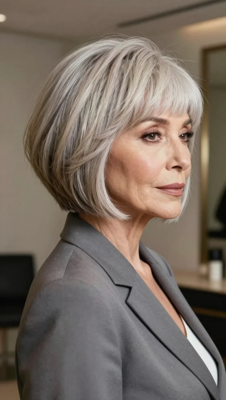 8 Choppy Bob Hairstyles for Women Over 60: Timeless, Modern, and Easy to Maintain