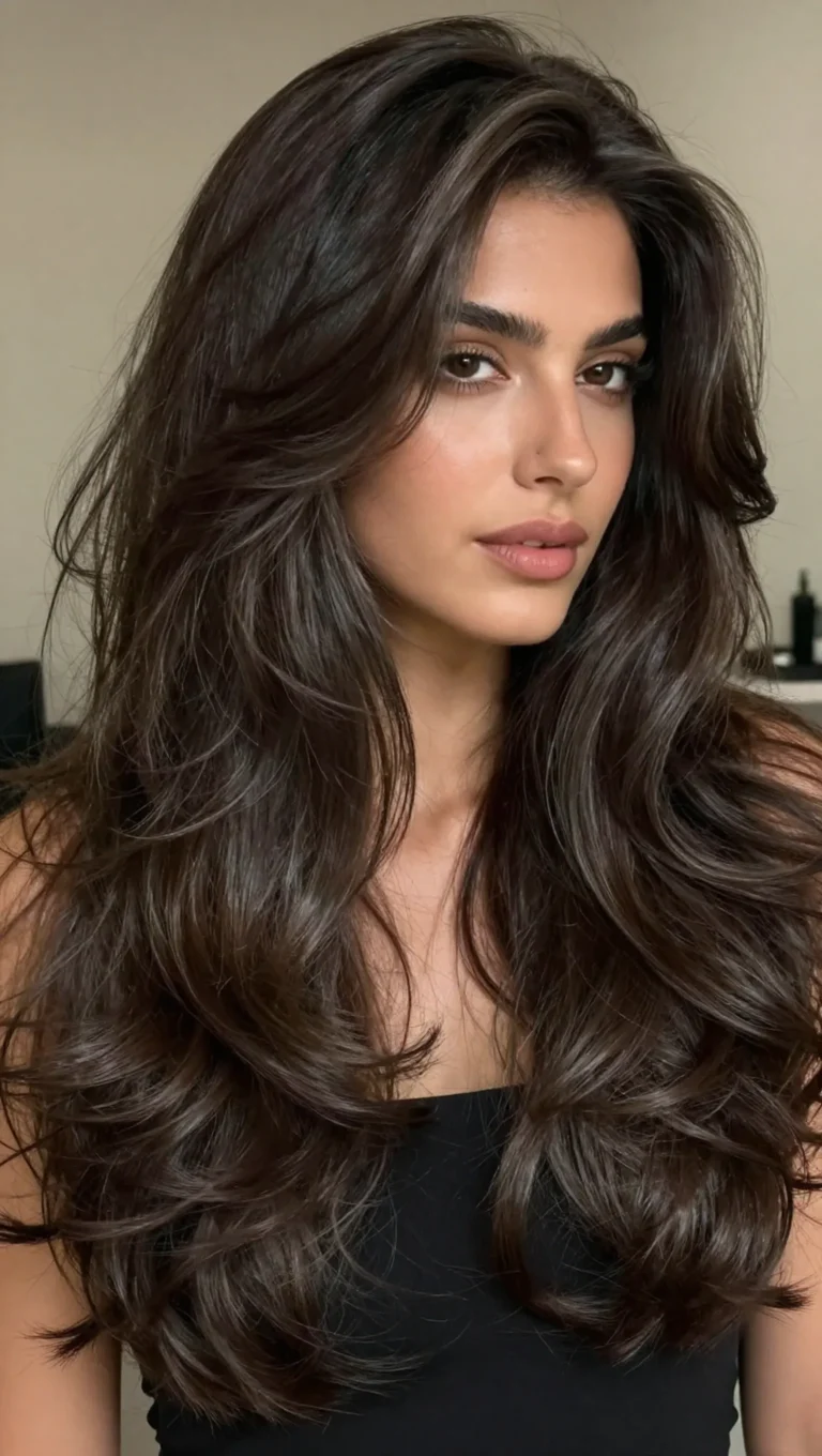 17 Gray Highlights on Dark Hair Ideas for a Sophisticated and Modern Look